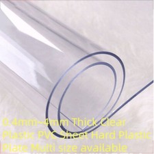 0.4mm~4mm Thick Clear Plastic PVC Sheet Hard Plastic Plate Multi size available