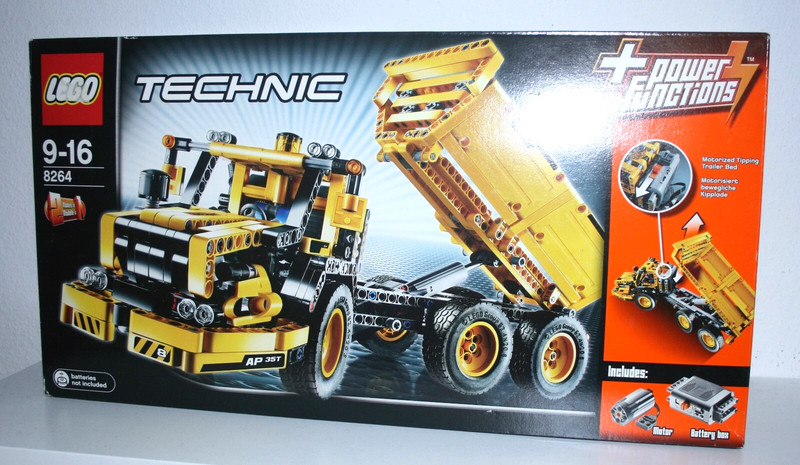 LEGO ® Technic 8264: dump truck tipper hauler power functions new original packaging MISB 2009