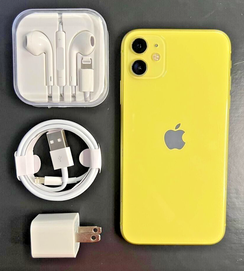 Apple iPhone 11 - 64GB - Yellow (Factory Unlocked) - Good