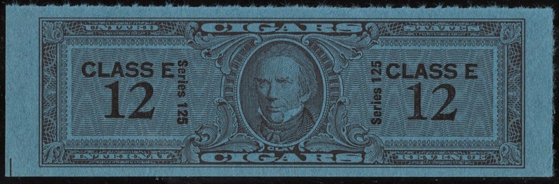 TC2650a Series 125: (E) Cigar Revenue Stamp: 12 Cigars (1955) NGAI/NH
