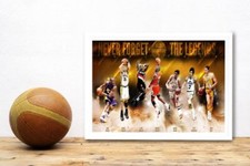 Legend Basketball Team Players Poster Premium Quality Choose your Size