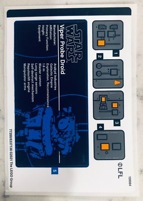 Spare Parts Lego 75306 Extra Pieces LEGO Star Wars: Imperial Probe