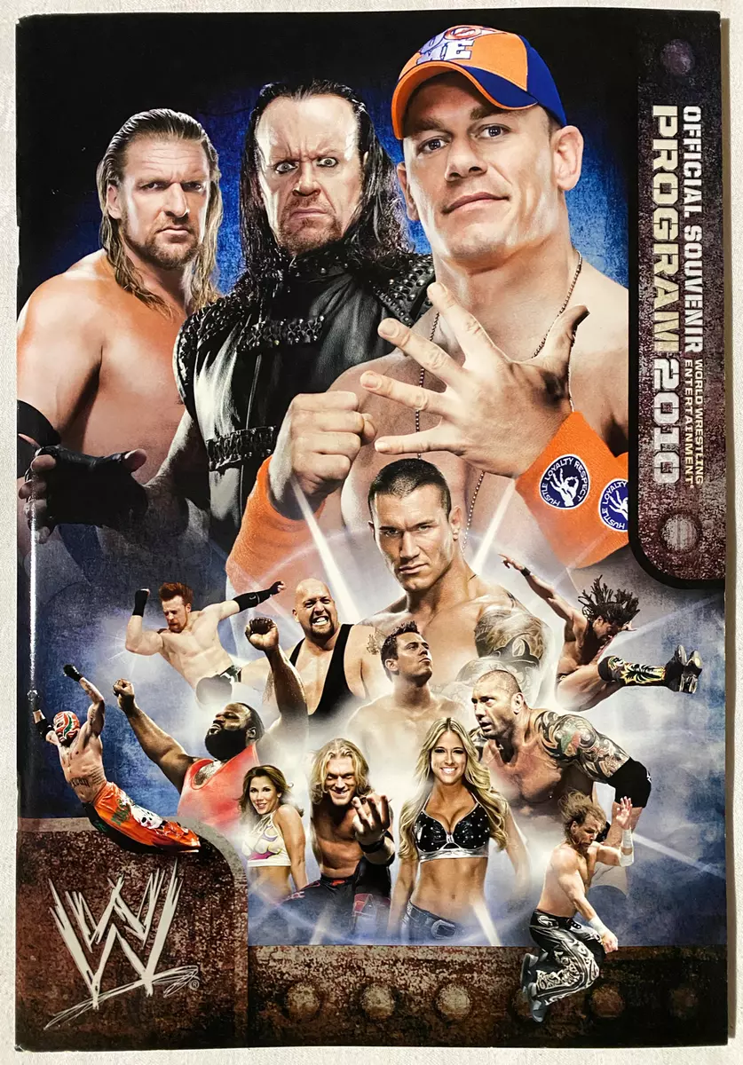 WWE Official Souvenir Program 2010 World Wrestling Entertainment Magazine MINT