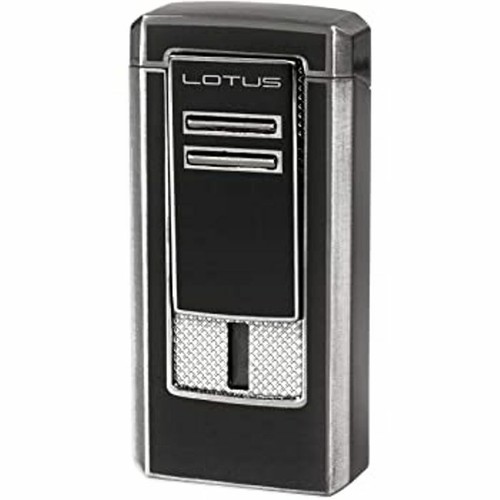 Lotus Commander Lighter Black Lacquer & Polished Chrome-L4650