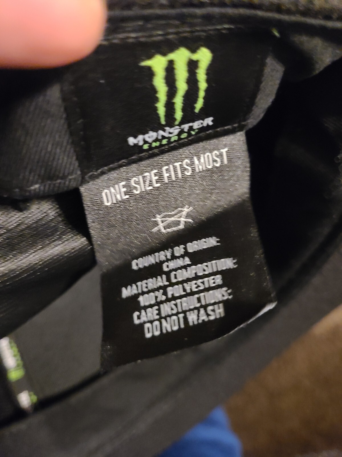Monster Energy Hat Adjustable Snapback Pre Owned - image 6