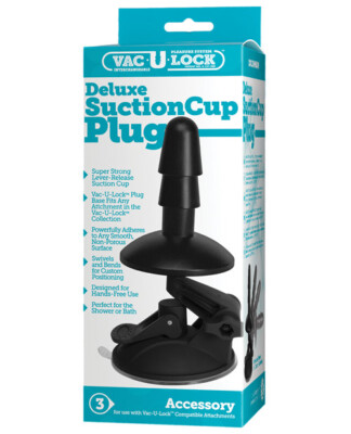 Vac U Lock Deluxe Suction Cup Plug for Compatible Vac U Lock Dildos