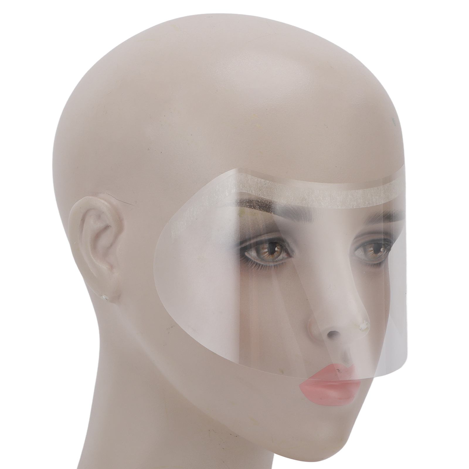 50pcs Disposable Face Visors Transparent Protective Shower Visors For