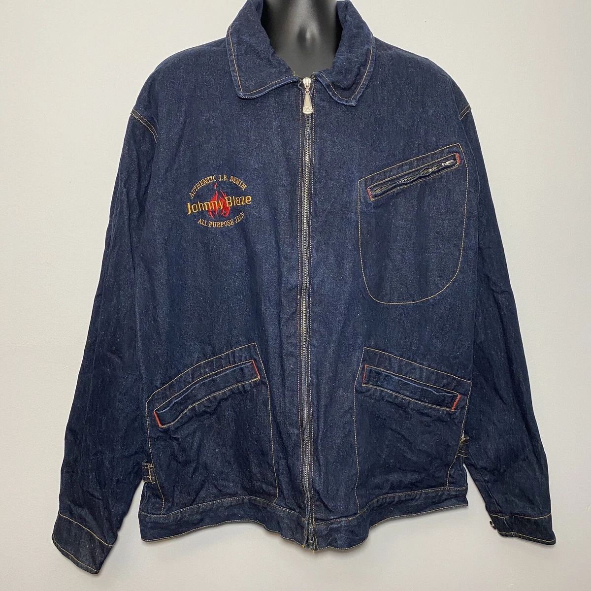 Johnny blaze denim jacket sale