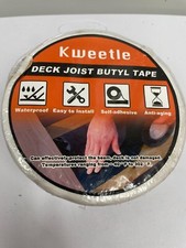 2 PACK Butyl Deck Joist Tape 2" x 50 Waterproof Weather-Resistant Seal Deck 100'
