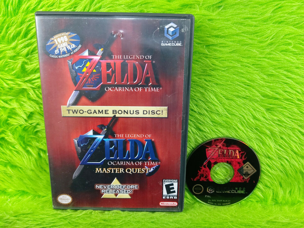 gamecube ZELDA Ocarina Of Time + Master Quest Game (NI) Nintendo PAL Version