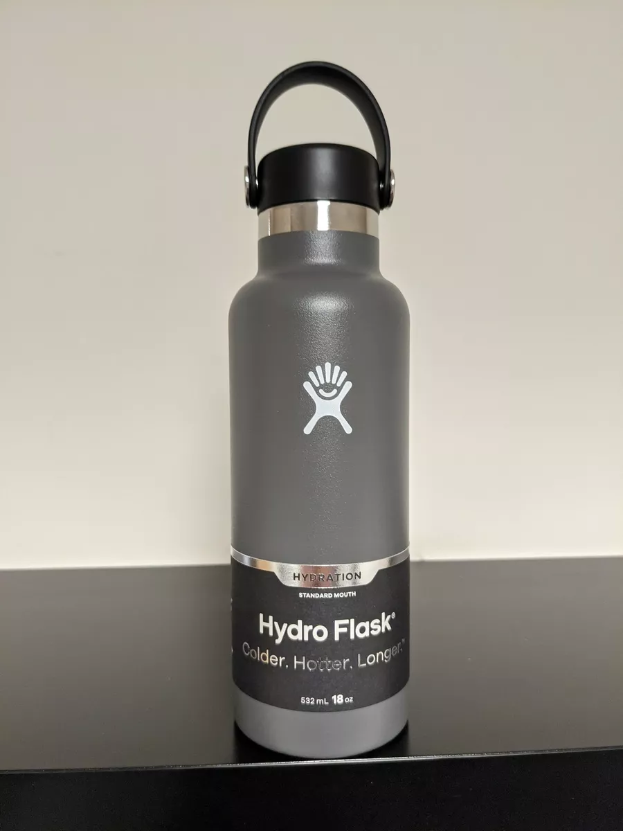 Hydro Flask 18 oz Standard Mouth Bottle Stone