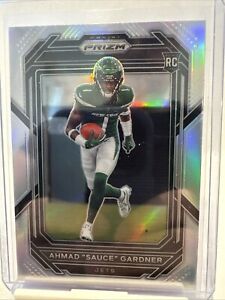 Ahmad "Sauce" Gardner 2022 Panini Prizm #341 Silver Prizm Rookie NY Jets