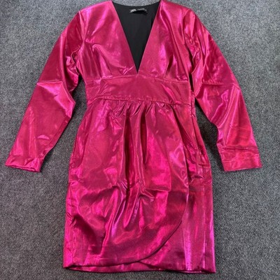 knee length dresses for ladies Hot Pink Mini Dress – Marie B main image 0
