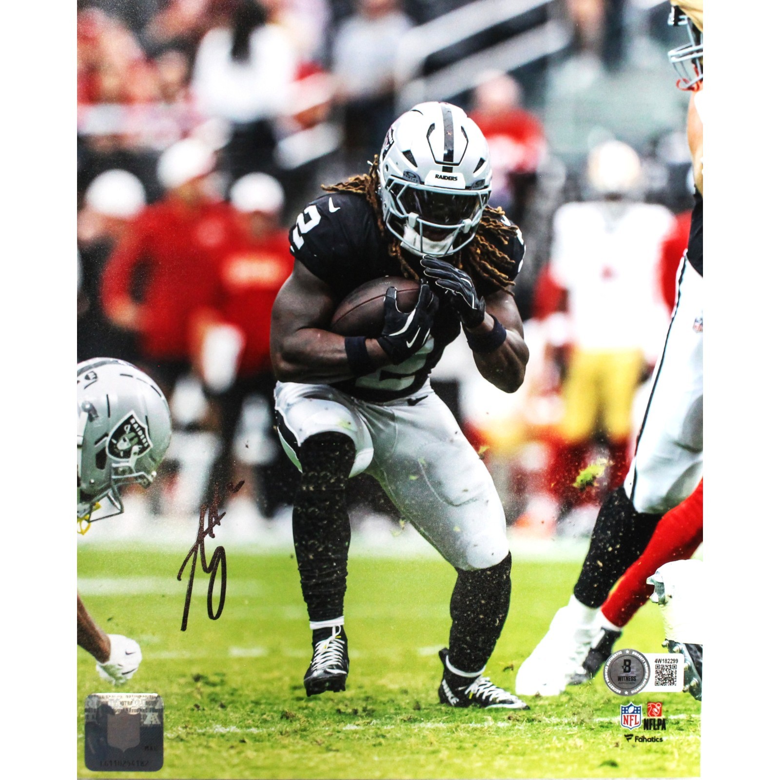 Jeanty Autographed Signed Las Vegas Raiders Ashton 8x10 Photo Beckett Witness 53212 