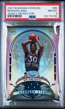 2007 Bowman Sterling Bernard King Jersey Refractor Worn Jersey  /199 PSA 8 🔥🔥