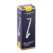 Vandoren Traditional Bb Clarinet Reeds Strength 3.5 Box of 10