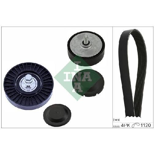 Keilrippenriemensatz FüR Audi Q7 4M 3.0 19 Bis 26 Schaeffler Neu Original-image