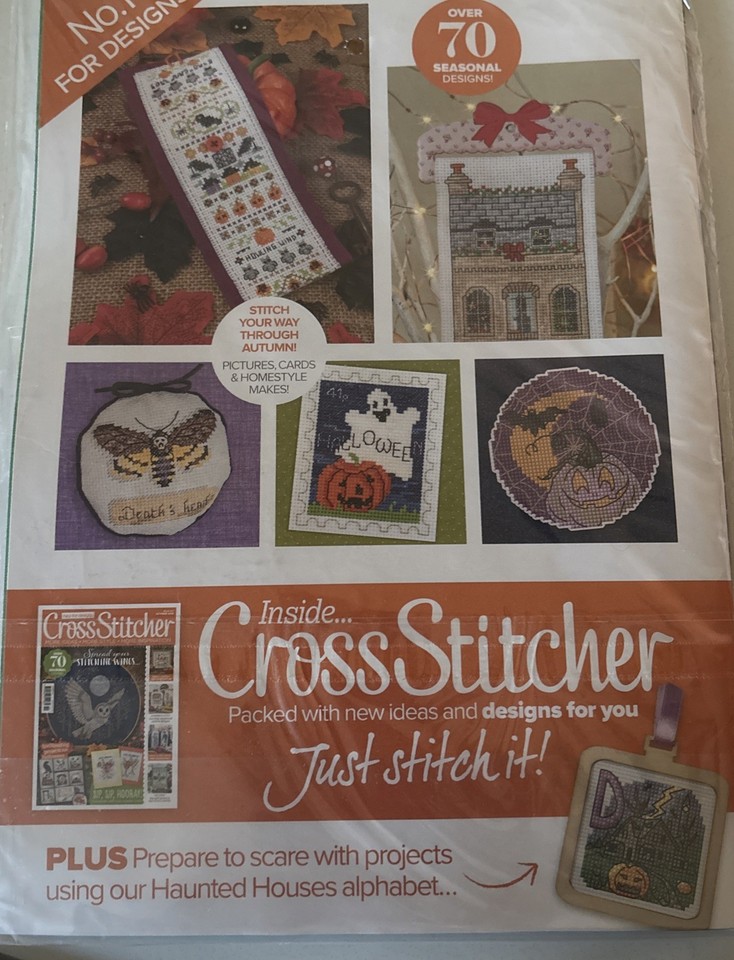 CROSS STITCHER MAGAZINE #440 OCTOBER 2026 ~ NEW SEALED PACK ~ | eBay