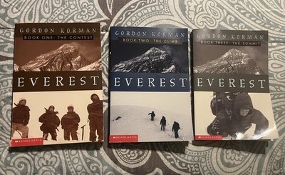 The Complete Trilogy Of Everest by Gordon Korman, Softcover Books, Good-Shape.