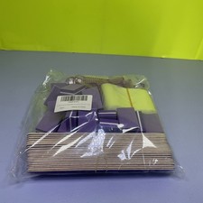 20 Set Disposable Manicure Kit, including 20pcs Mini Nail Buffer, 20pcs purple