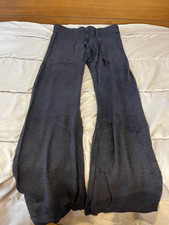 Barefoot Dreams Women's Cozychic Lite Knit Wide Leg Lounge Pants Black Sz s