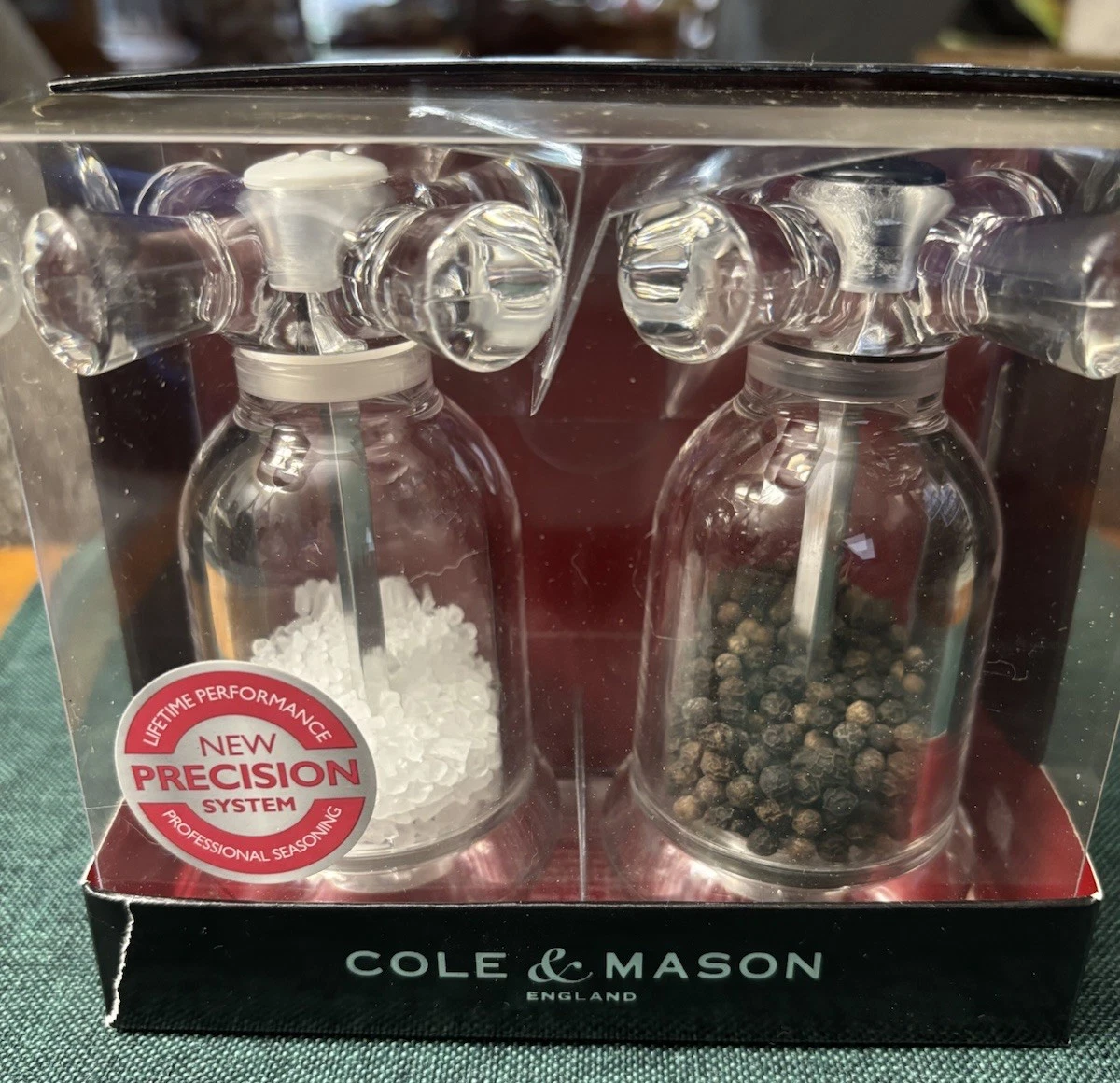 Cole & Mason Tap Salt & Pepper Grinder Set w/ Precision Mechanism NEW
Opens in a new window or tab