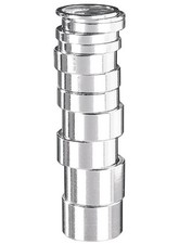 Humpert Spacer 1 1/8 Silver 15 mm
