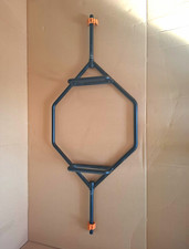 Black Steel Trap/Hex Bar (15kg) for 1" Weight Plates