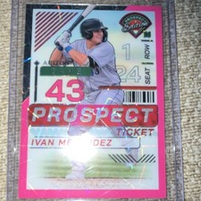 2024 Panini Prospect Ivan Melendez #106 Pink Velocity Prizm Rookie /79 Arizona