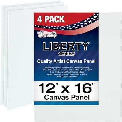U.S. Art Supply 12 X 16 (11x14)inch Professional Artist Quality Acid Free Canvas