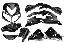 Verkleidungsset schwarz metallic 13 Teile Peu...