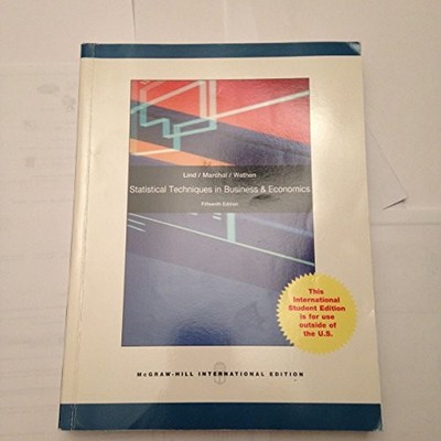 Statistical Techniques in Business a..., Wathen, Samuel