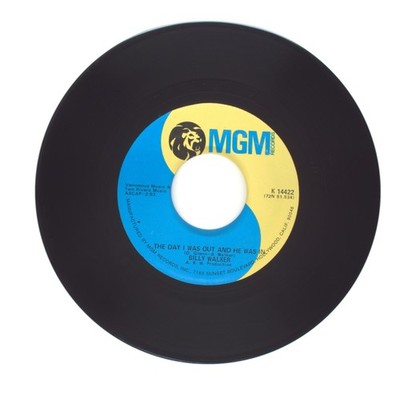 Billy Walker - The Day I Was Out and He Was In; Sing Me a Love Song to Baby (VG)