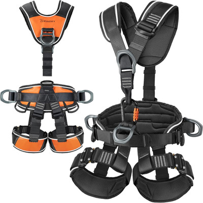 TRSMIMA Safety Harness Fall Protection - Roofing Full Body Climbing Harness Men