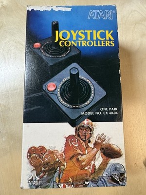 Vintage 1970 s Atari 2600 Standard Joystick Controllers CX40-40 In Box - Tested