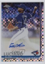 2019 Topps Chrome Update Target X-Fractor 3/125 Elvis Luciano #CUA-EL Auto yl0