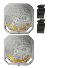 Drehteller-Set f&uuml;r Achsvermessung &ndash; 390x390 mm, 50 mm hoch, 350 mm Durchmesser