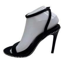 Fashion Nova Women's Shoe Size 9 Black W/ Gold So Me Slingback Pumps New