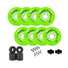 Labeda Gripper Roller Hockey Wheels, Hybrid Ceramic Bearings, Choose Color Size