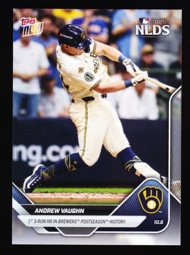 2025 Topps Now 834 Andrew Vaughn