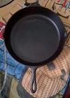 Unmarked Vintage BSR #12 Cast Iron Skillet