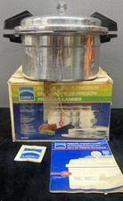 Mirro M-0512 12 Quart Pressure Cooker W  Box Regulator & Manuals Read Details