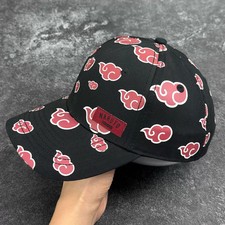 Naruto Anime Akatsuki Dad Hat Akatsuki Clouds Adjustable Black Red Baseball Cap