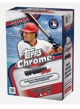 2025 Topps Chrome Updated Series Baseball Factory Sealed Blaster Box Ships Now