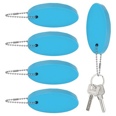 Floating Keychain, Waterproof Bright Color Key Float 5Pcs & Sky Blue
