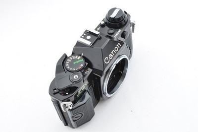 Canon AE-1 Program Black Film Camera FD 50mm 1.4 Lens From JAPAN