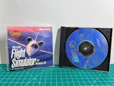 Microsoft Flight Simulator for Windows 95 PC CD-Rom Simulator Game Broken Case