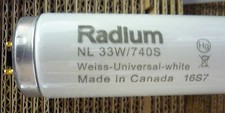 Radium/NARVA/Top Light Leuchtstofflampe NL 33W / 740S WEISS Leuchtstoffröhre T12