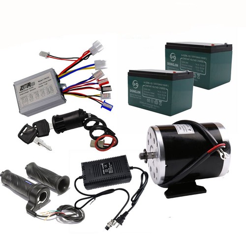 Kit completo con motor cepillado de 24 V 500 W CC para carro de golf Go Kart E-Scooter triciclo bicicleta - Imagen 18 de 39