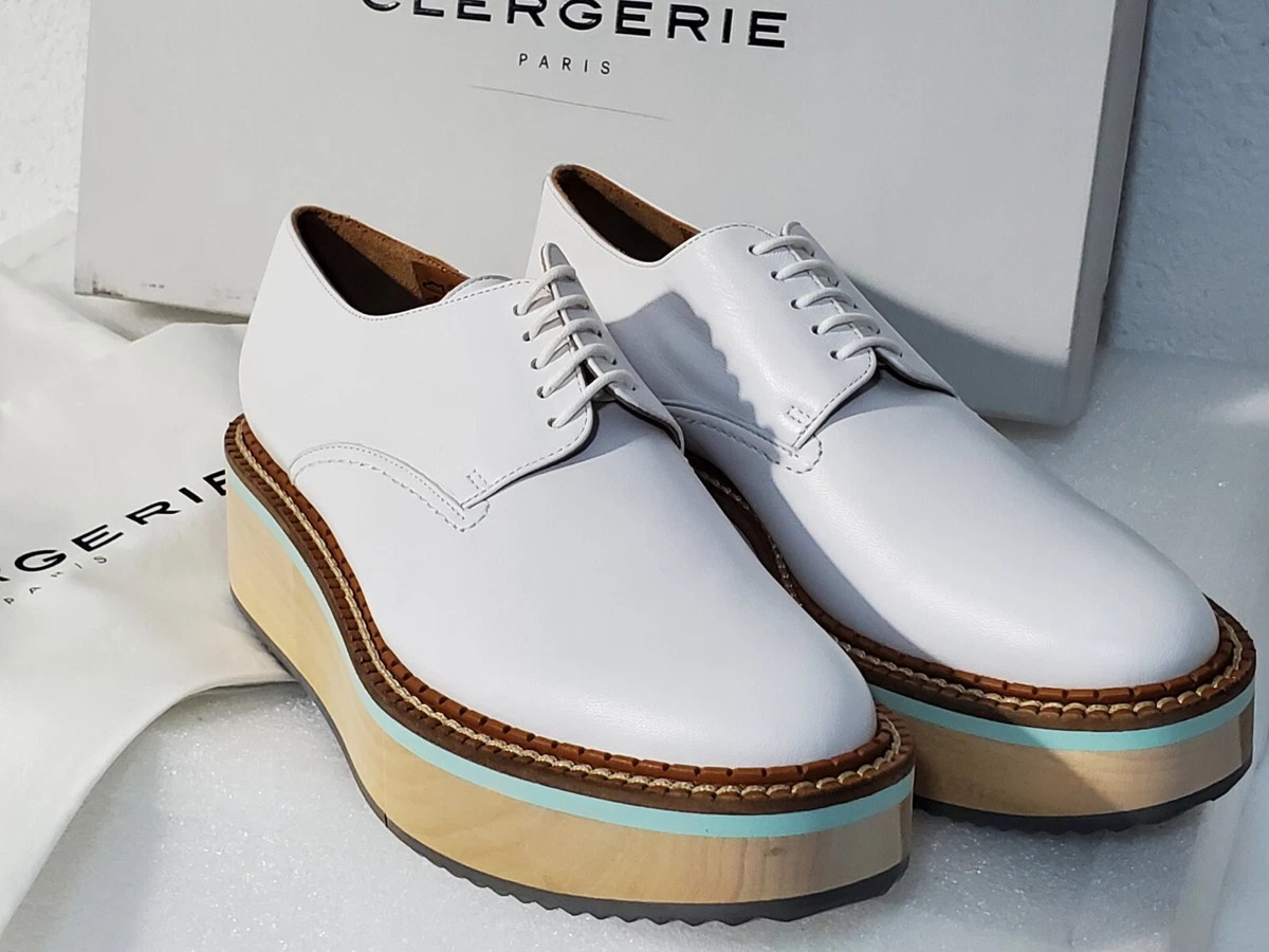 40% OFF- New CLERGERIE PARIS Women's Brook White Leather
